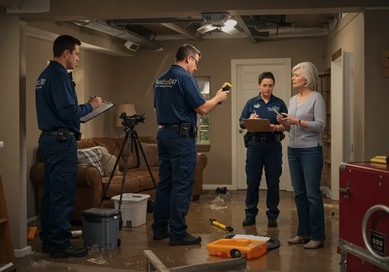 Water Damage Assessment and Insurance Documentation process in High Point, NC