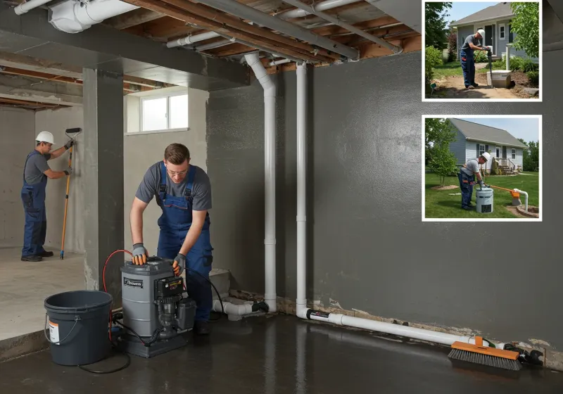 Basement Waterproofing and Flood Prevention process in High Point, NC